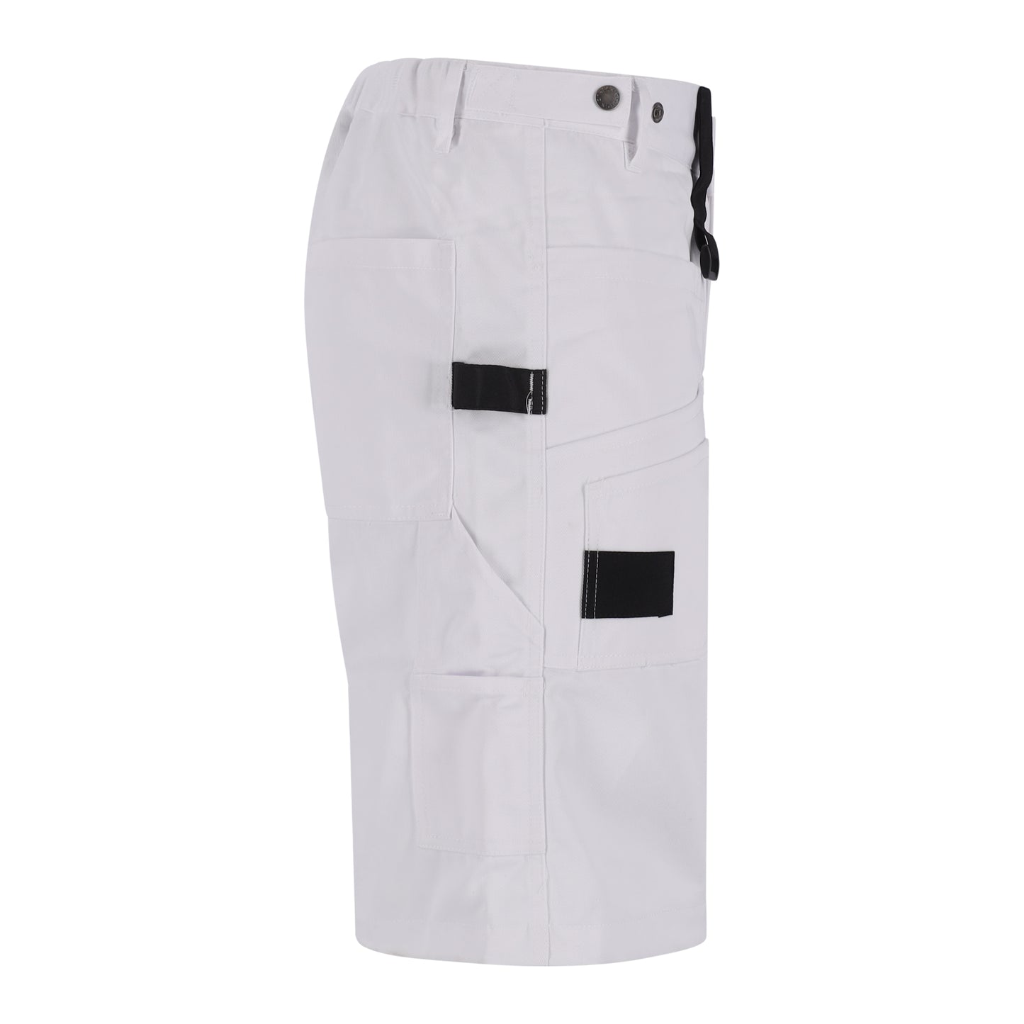 Witte Potsdam (schilder)shorts van Cratex met Cratex logo op een van de zakken